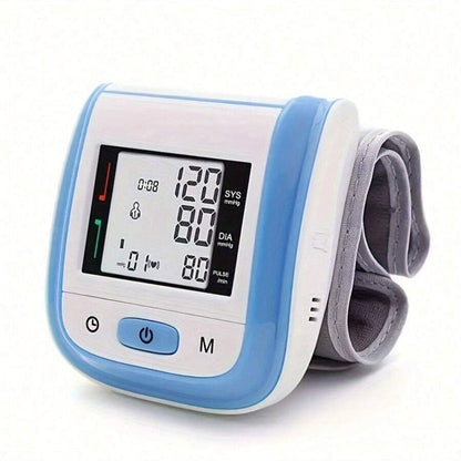 Sale OFF Digital Wrist Blood Pressure Monitor – LCD Screen, Voice, Portable Case