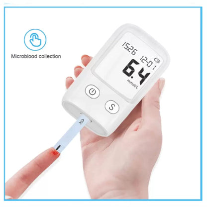 Sale 50% Glucose Monitor Kit – LCD Display, 25 Test Strips & 25 Lancets Included