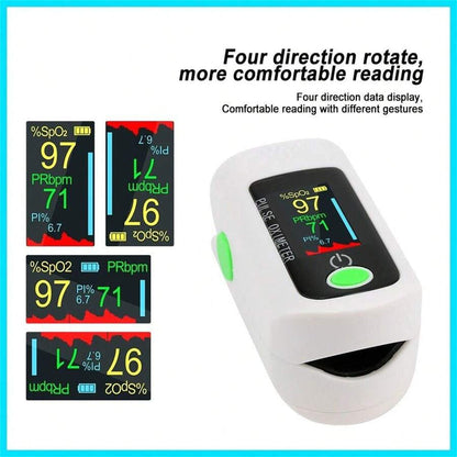 🔥Finger Pulse Oximeter Fast SpO2 & Heart Rate Monitor with Display