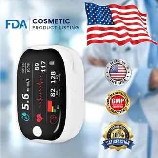 🔥 AMERICA’S #1 RATED 🔥 Non-Invasive Blood Glucose Meter